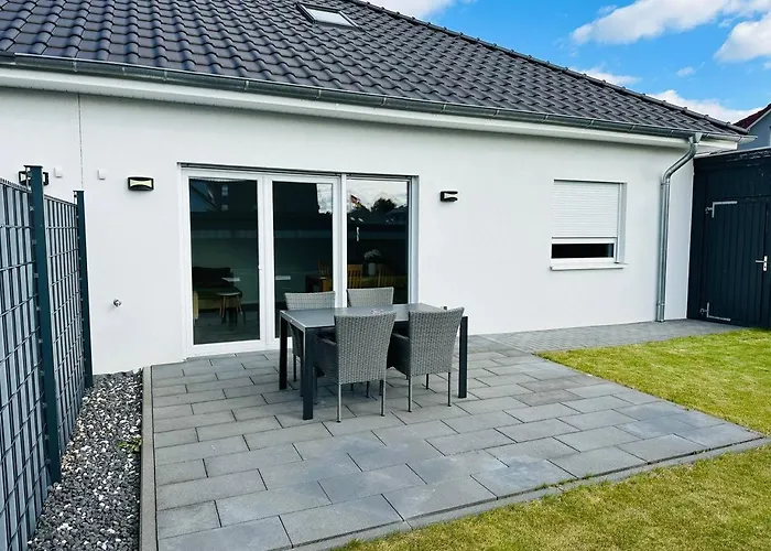 Casa de Férias Einzigartiger Neubau-bungalow - Luxus-kueche, Grosse Terrasse Mit Garten - Perfekt Fuer Familie Und Gruppen